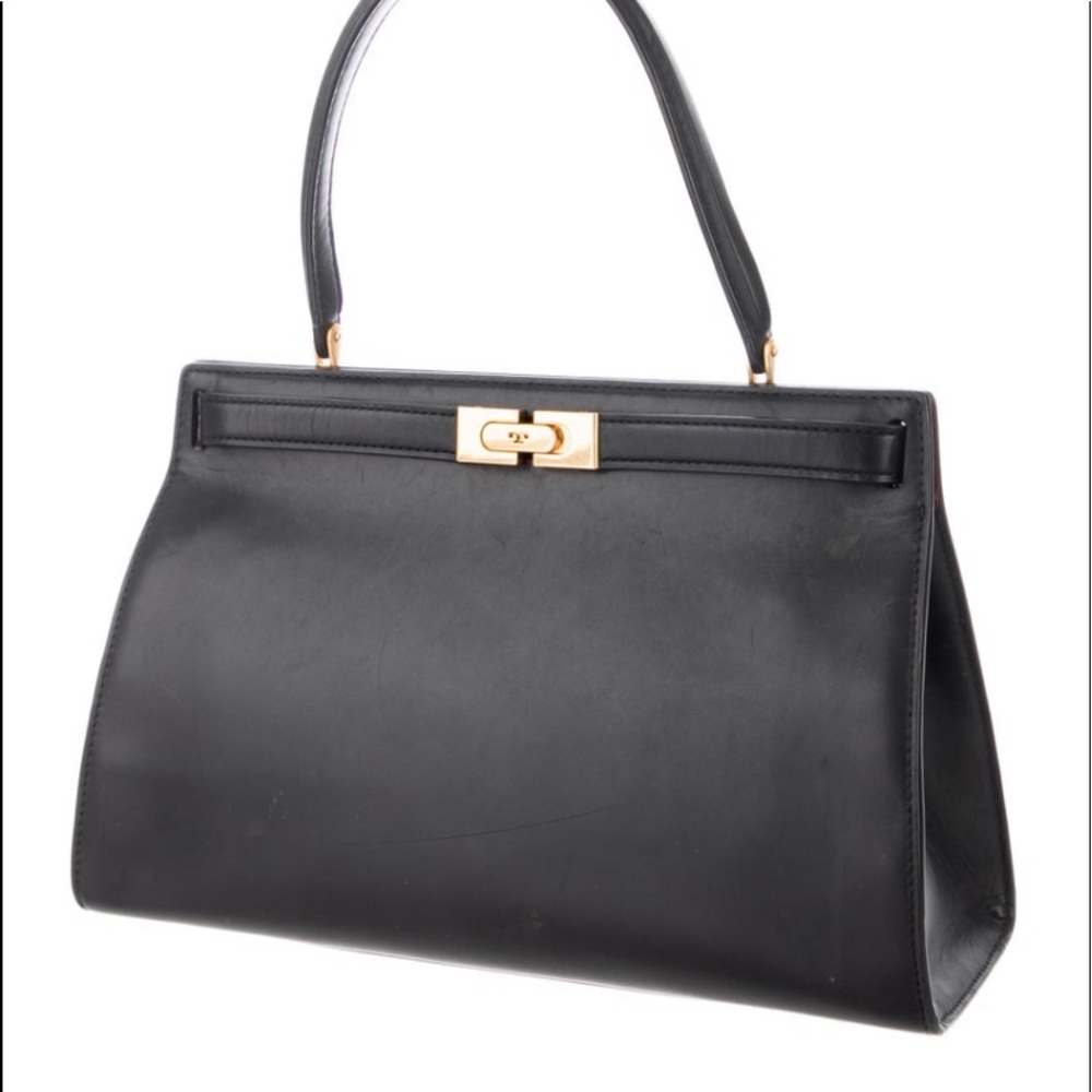 Used Lee Radziwill Tory Burch Leather Satchel